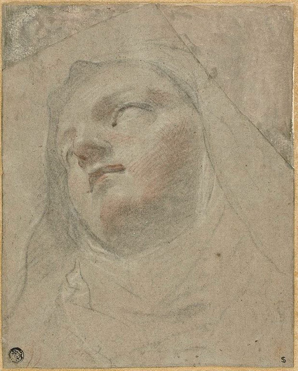 Leder af en dominikansk nonne: Study for the Ecstasy of Saint Dominic af Domenico Maria Canuti