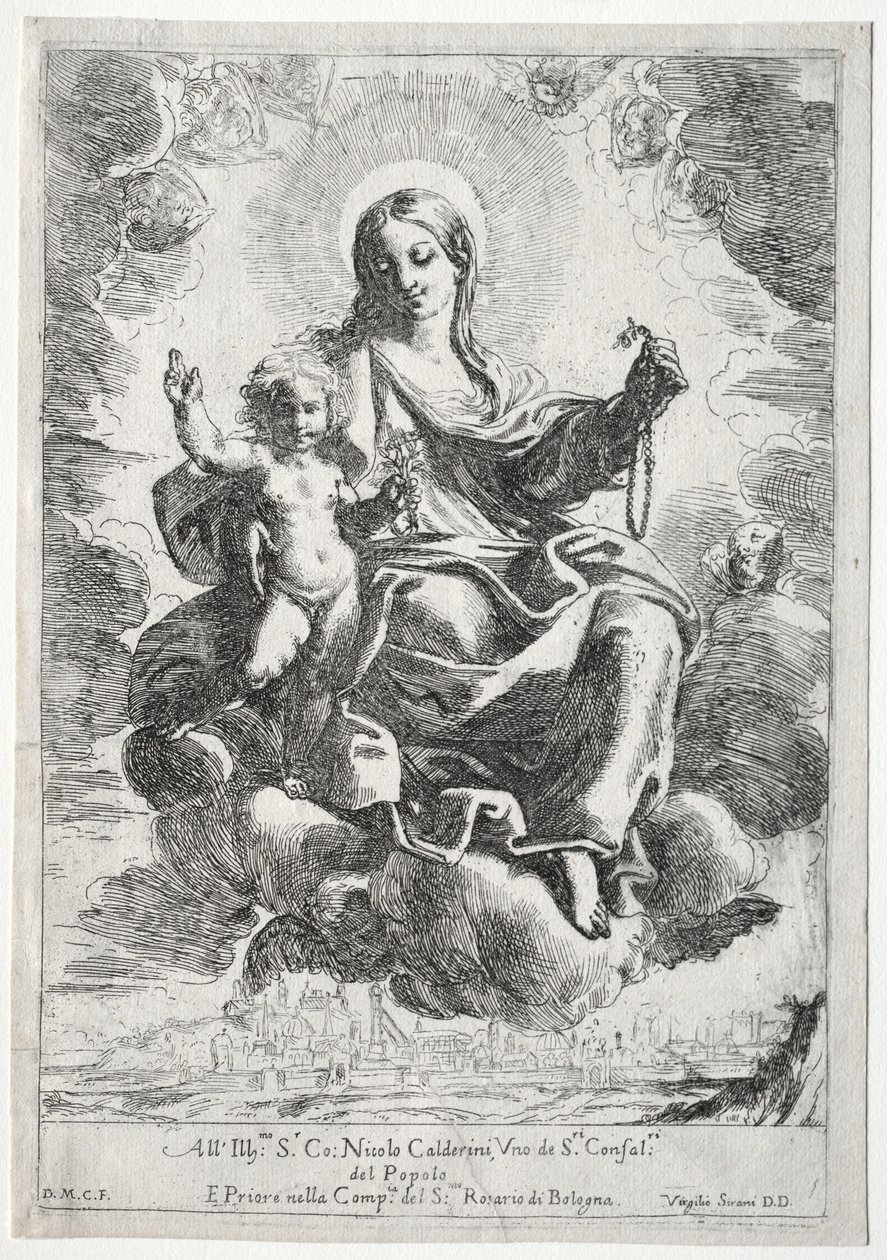 Madonna af rosenkransen af Domenico Maria Canuti