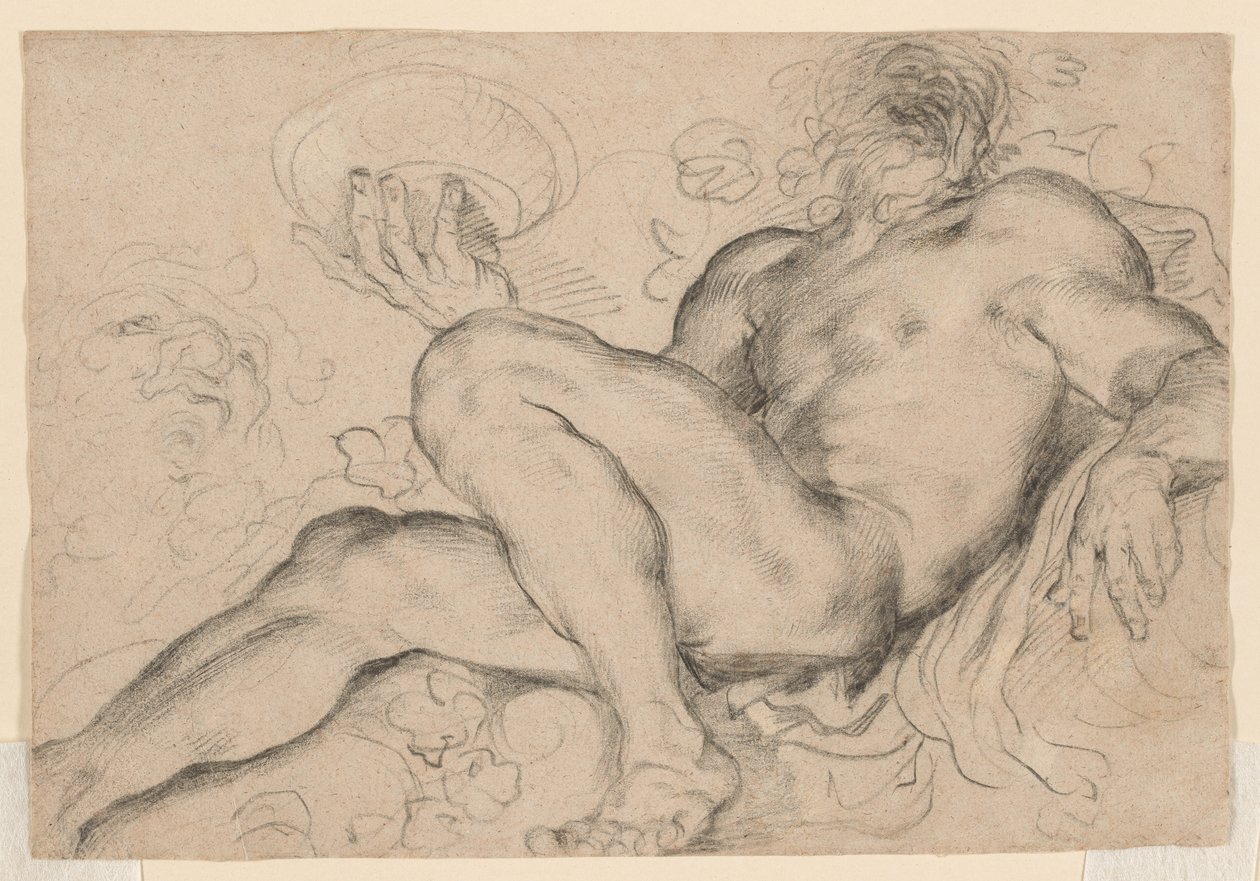 Studer for Bacchus eller Silenus af Domenico Maria Canuti