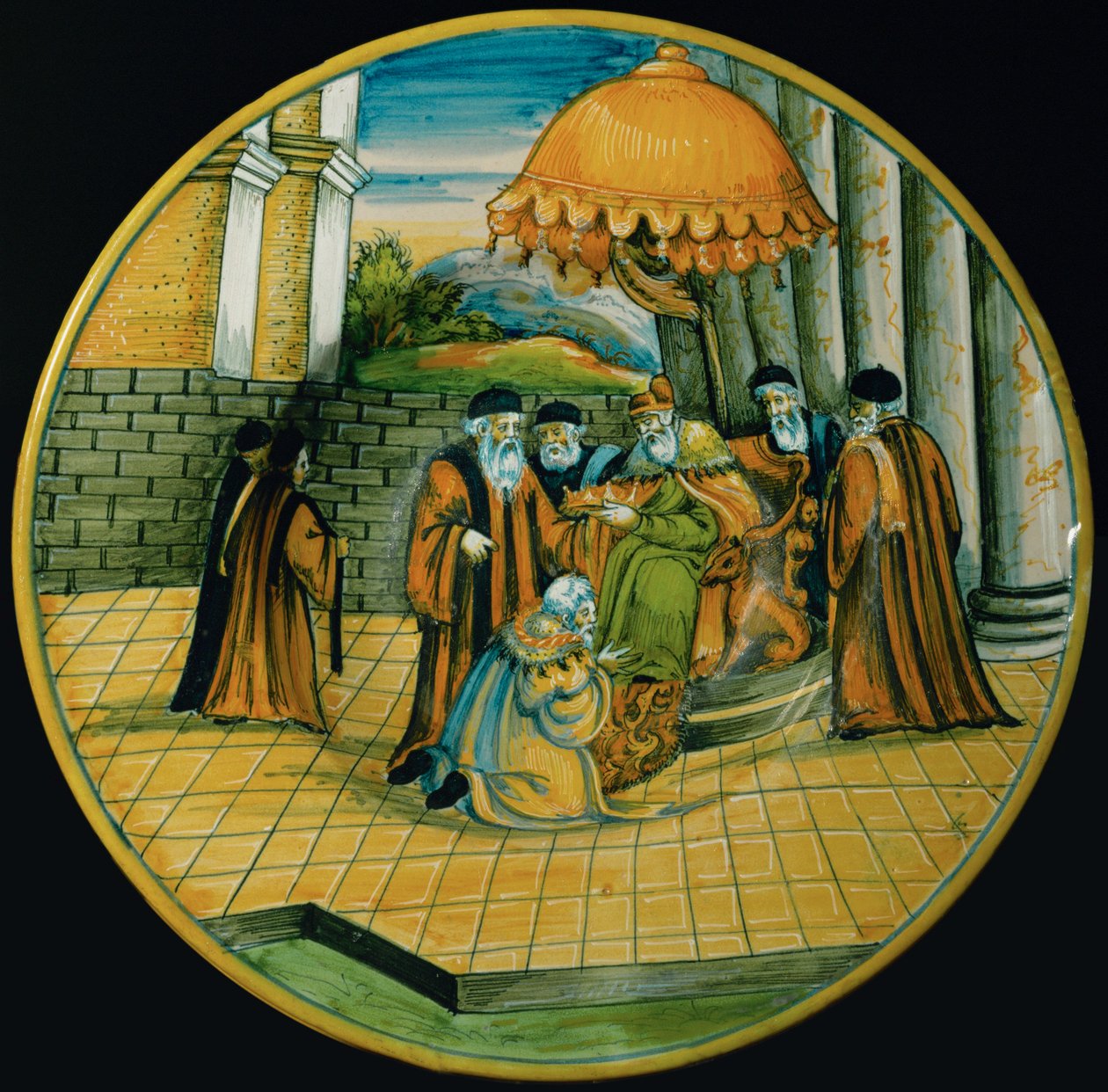 Dogen Enrico Dandolo kroner Baldwin I af Domenico Master