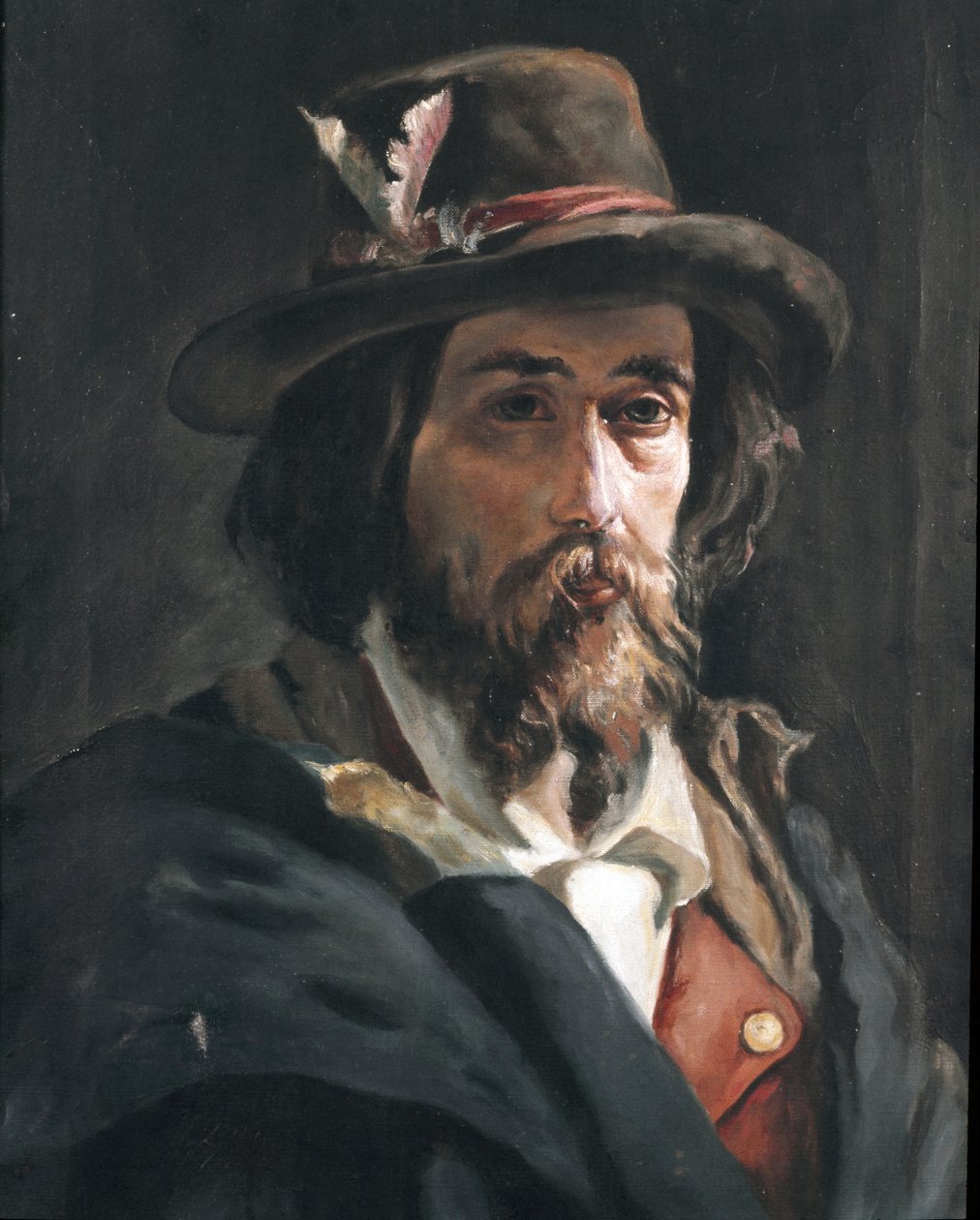 Portræt af Francesco Nullo af Domenico Morelli