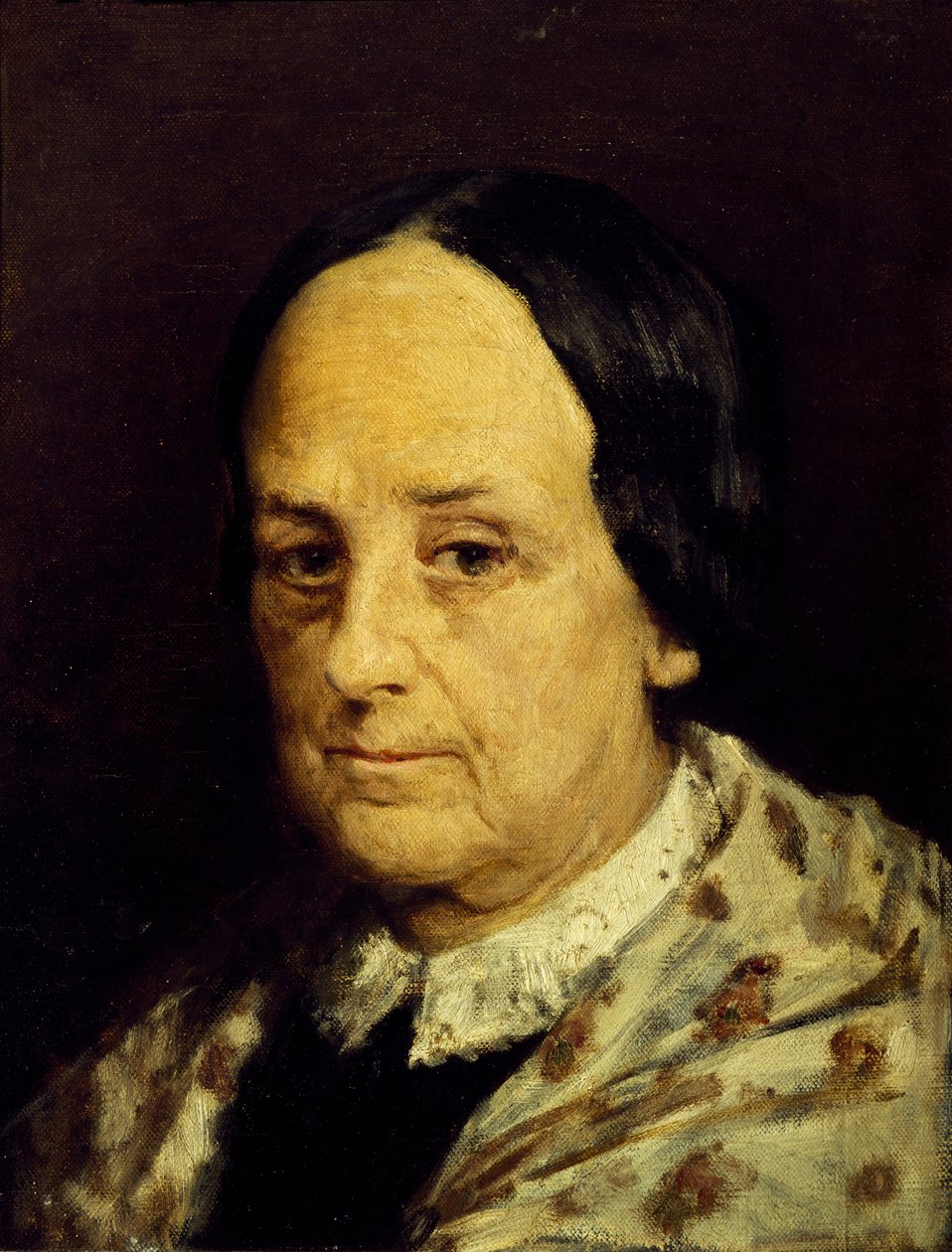 Portræt af Luisa Ruggeri, af Domenico Morelli (1823-1901) af Domenico Morelli