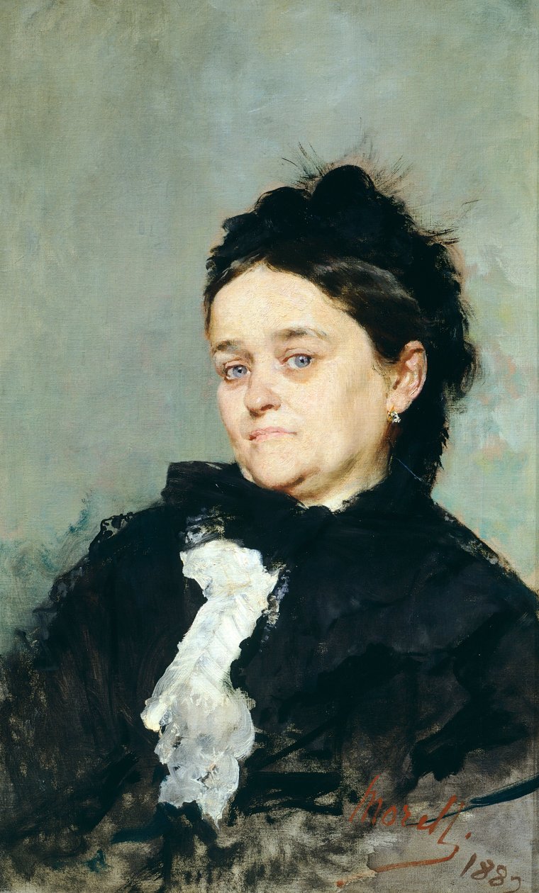 Portræt af Virginia Villari, af Domenico Morelli af Domenico Morelli