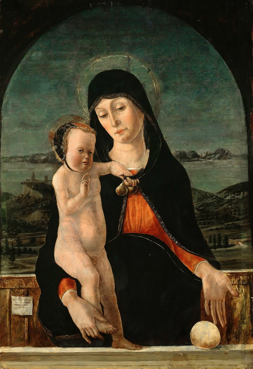 Jomfru med barn, 1484 af Domenico Morone