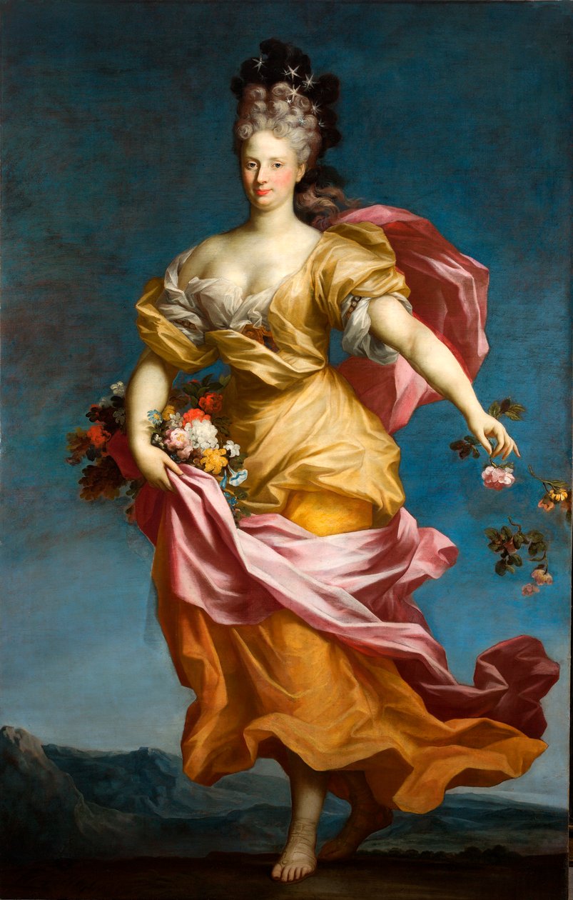 Paola Maria Lomellini Adorno som Flora, ca. 1699 (olie på lærred) af Domenico Parodi