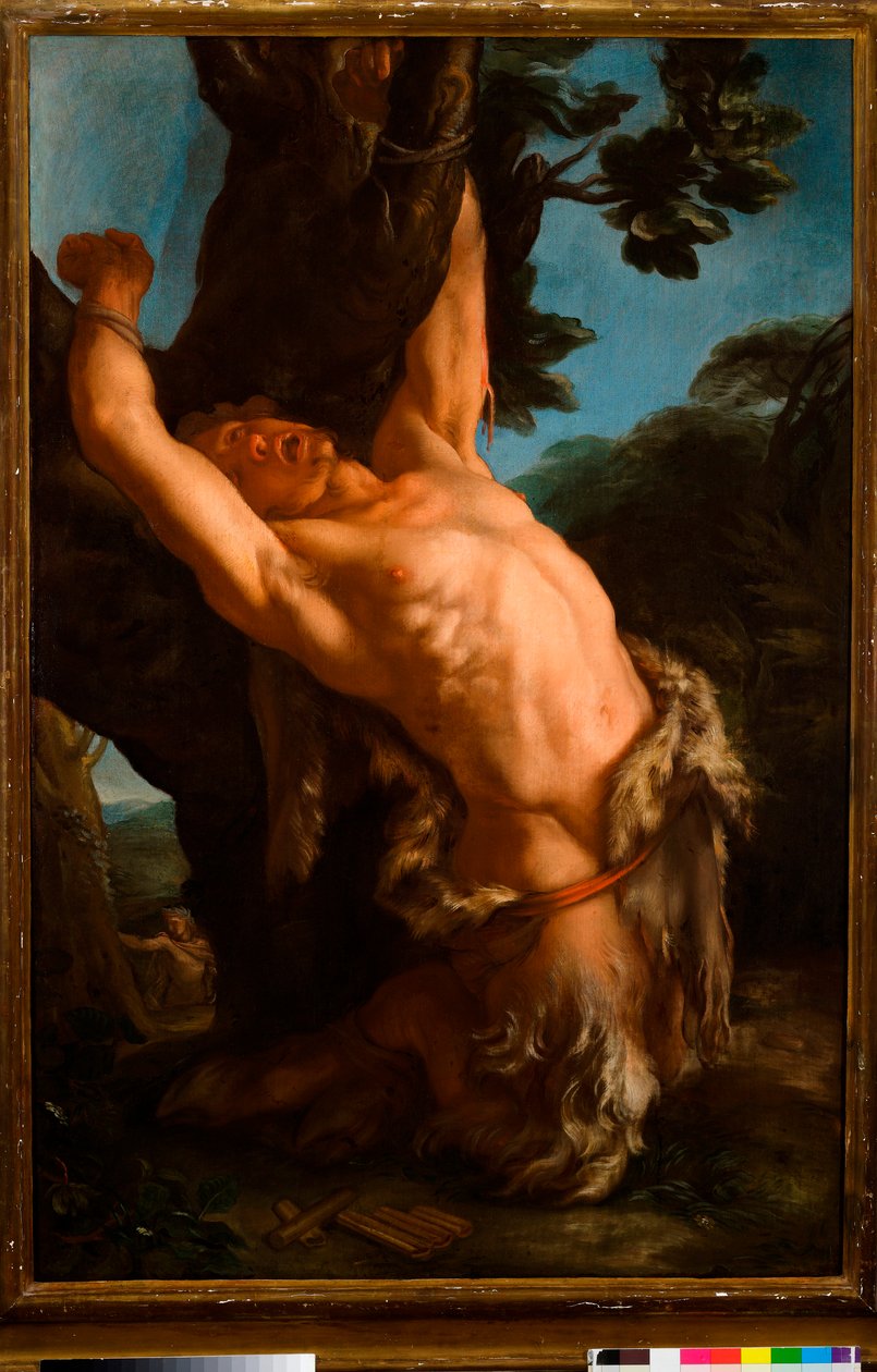 Peel of Marsia, første halvdel af det 18. århundrede (olie på lærred) af Domenico Parodi