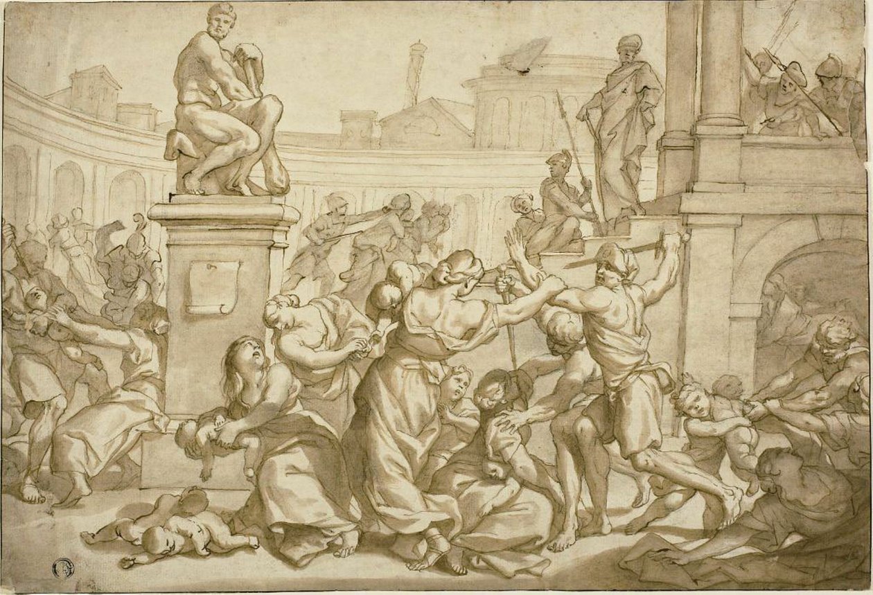 Massakren på de uskyldige af Domenico Piola