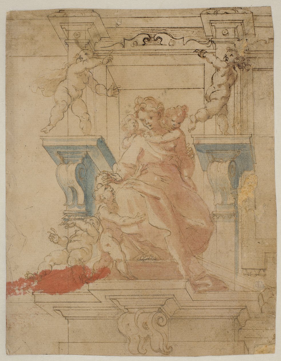 St Anthony fra Padua af Domenico Piola