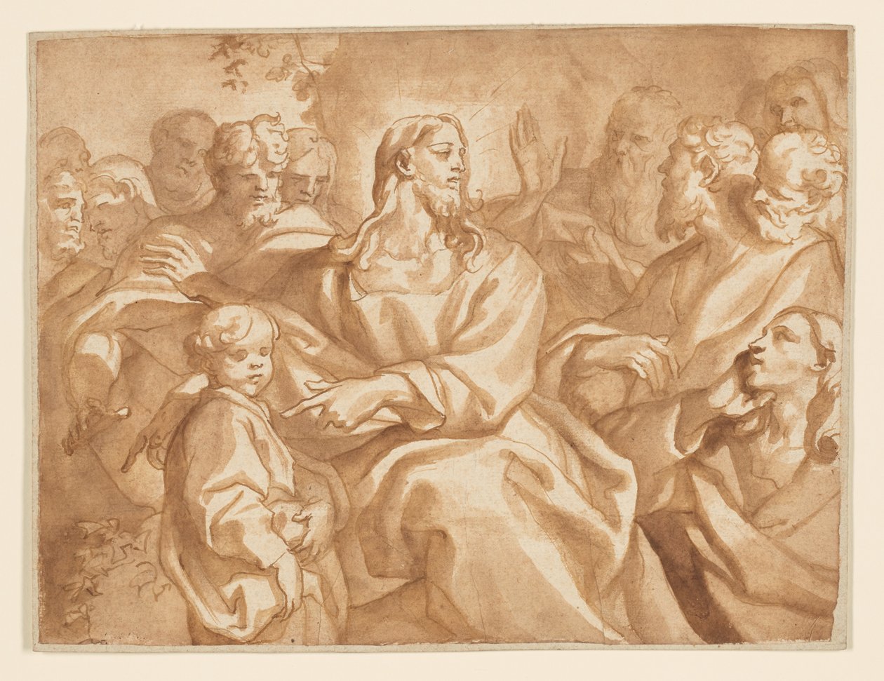 Lide de små børn af Domenico Piola