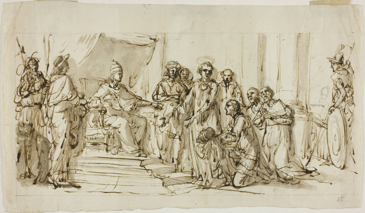 Pavelig audiens af Domenico Pozzi