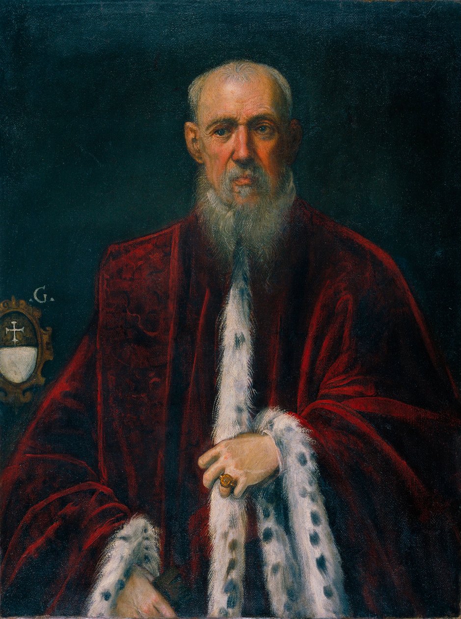 Portræt af prokuristen Alessandro Gritti - Portræt af prokurator Alessandro Gritti - Maleri af Jacopo Robusti, kendt som Tintoretto (Le Tintoret)(1518-1594) - ca 1581 - Olie på lærred - 99,5x75 - Museu de Nacional d