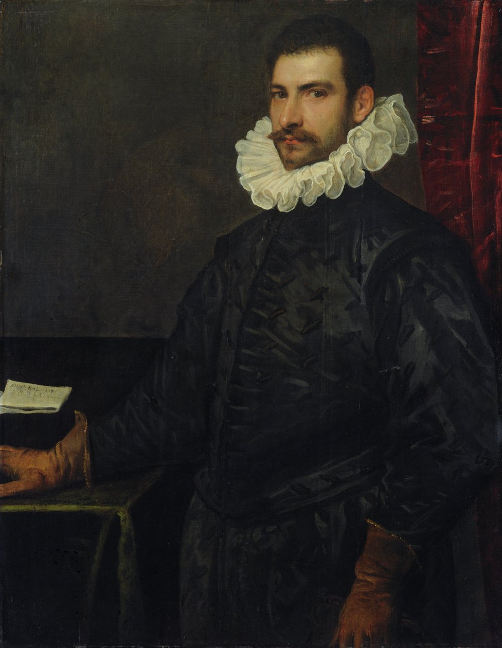 Portræt af en ung mand af Domenico Robusti Tintoretto