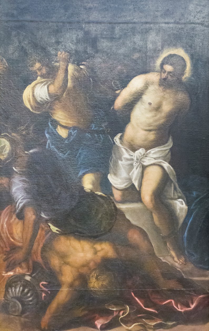The Flagellation, ca. 1598 (olie på lærred) af Domenico Robusti Tintoretto