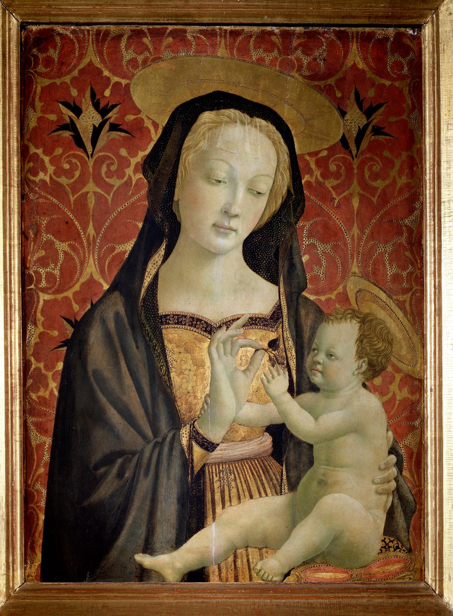 Jomfruen med barn (maleri af Domenico Veneziano