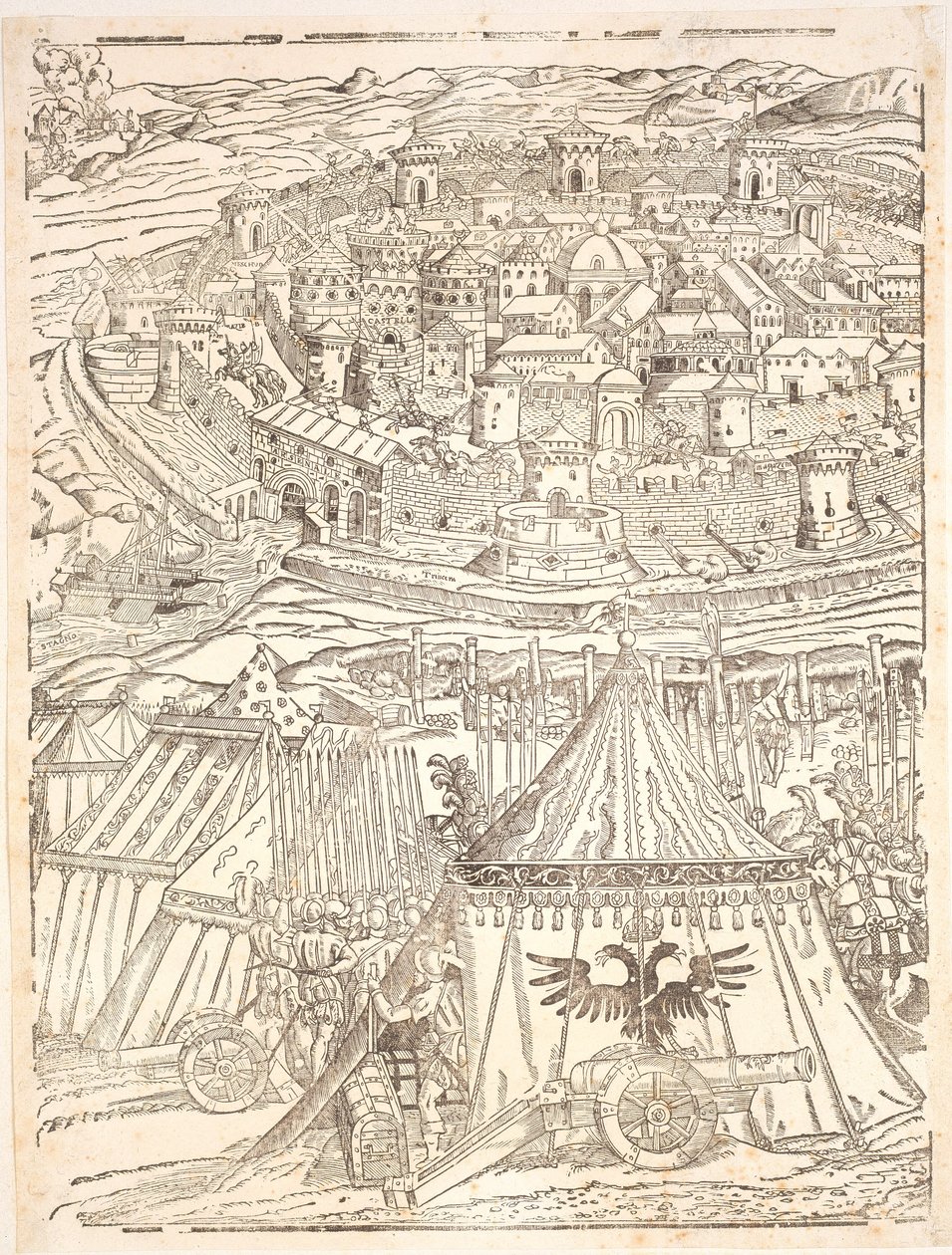 Indtagelse af Goleta i Tunis f Carl V af Domenico dei Franceschi