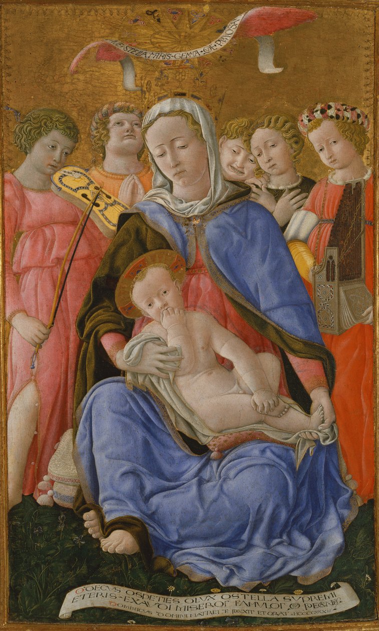 Nöyryyden Madonna af Domenico di Bartolo