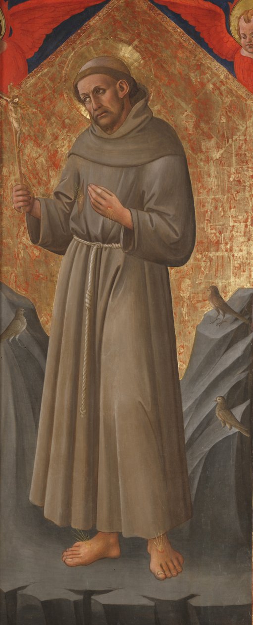 Sankt Frans af Assisi, ca. 1460 (tempera på panel) af Domenico di Michelino