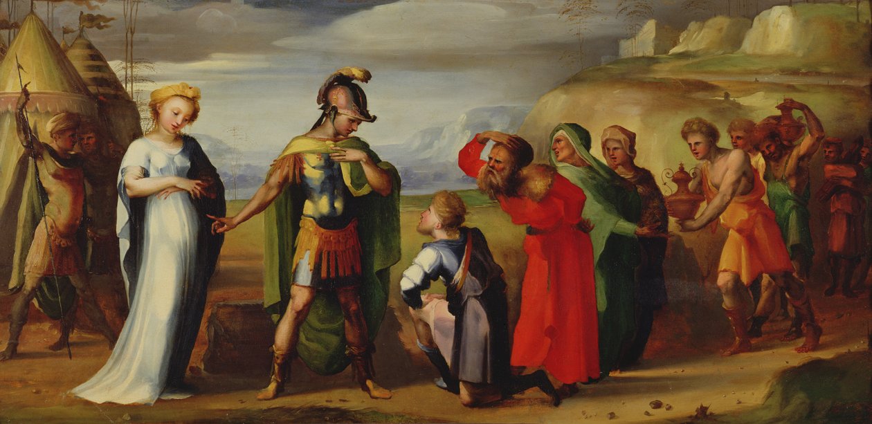 Scipios kontinens (237-183 f.Kr.) af Domenico di Pace Beccafumi  