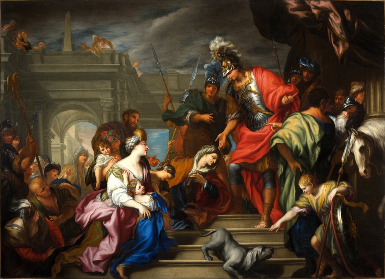 Alexanders nåde af Domenico the Elder Piola