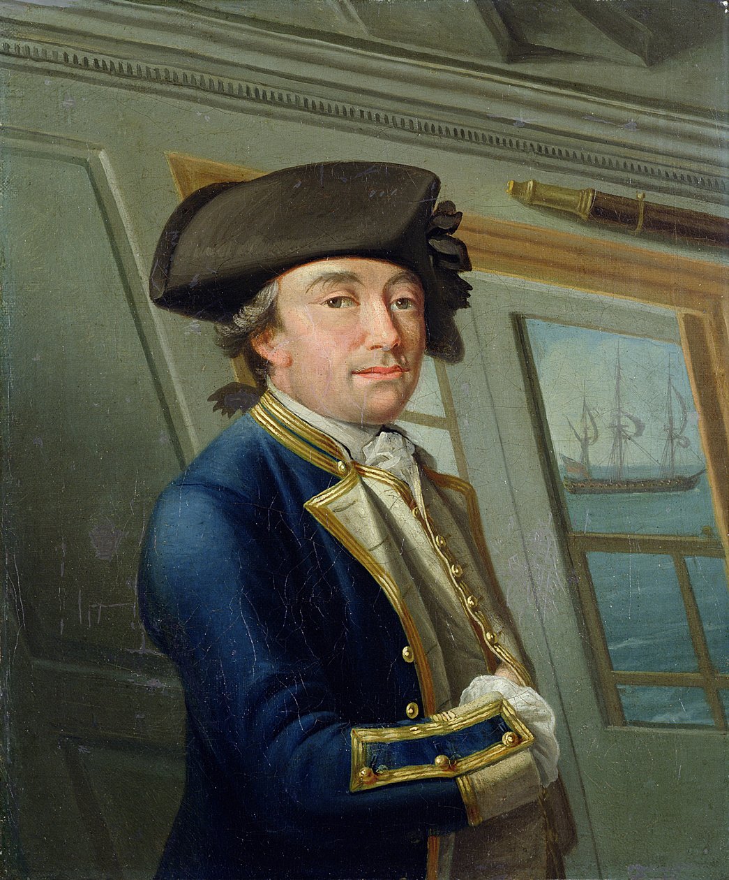 Portræt af kaptajn William Locker (1731-1800) 1769 af Dominic Serres