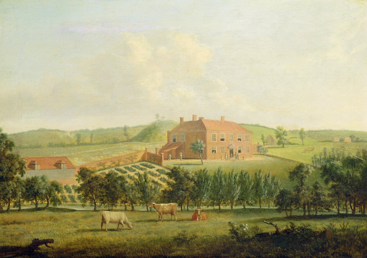 Saint Vincents, Near West Malling, Kent, ca. 1779 af Dominic Serres