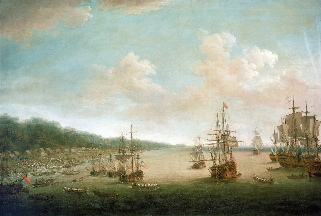 Syvårskrigen (1756-1763): indtagelsen af Havana (Cuba) af Dominic Serres