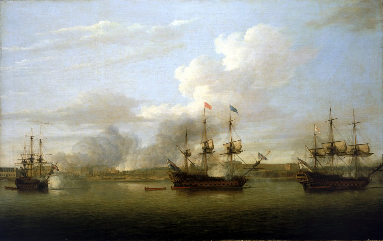 Indtagelsen af Chandernagore, marts 1757 af Dominic Serres