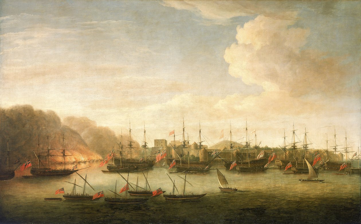 Indtagelsen af Geriah, februar 1756 af Dominic Serres