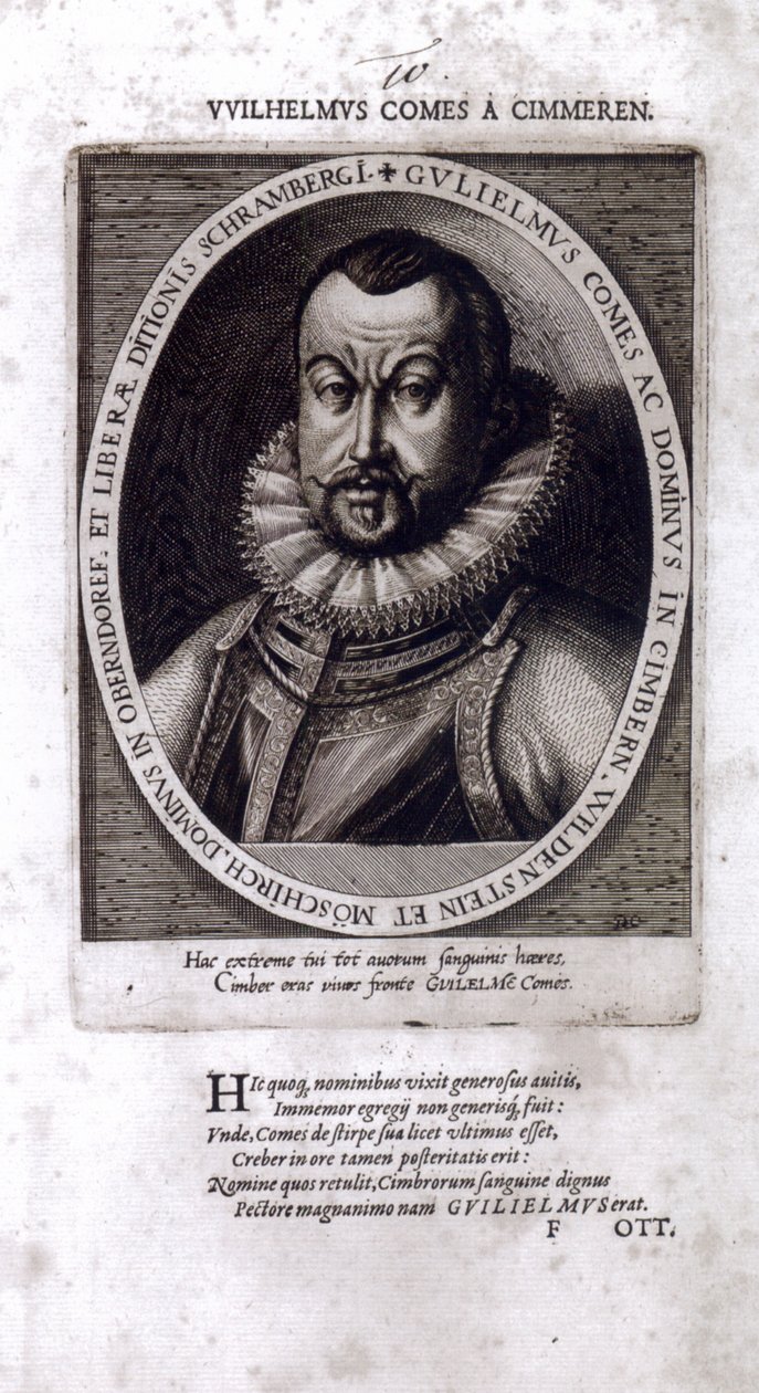 Wilhelm von Zimmer, den sidste greve af Zimmer af Dominicus or Custodis Custos