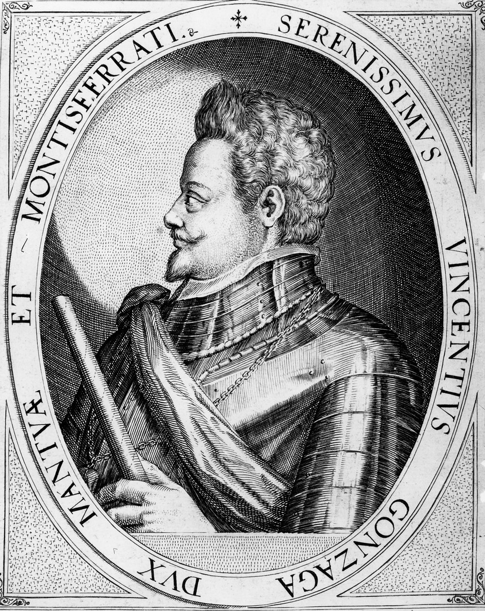 Vincenzo Gonzaga, hertug af Mantua, 1597 af Dominicus or Custodis Custos