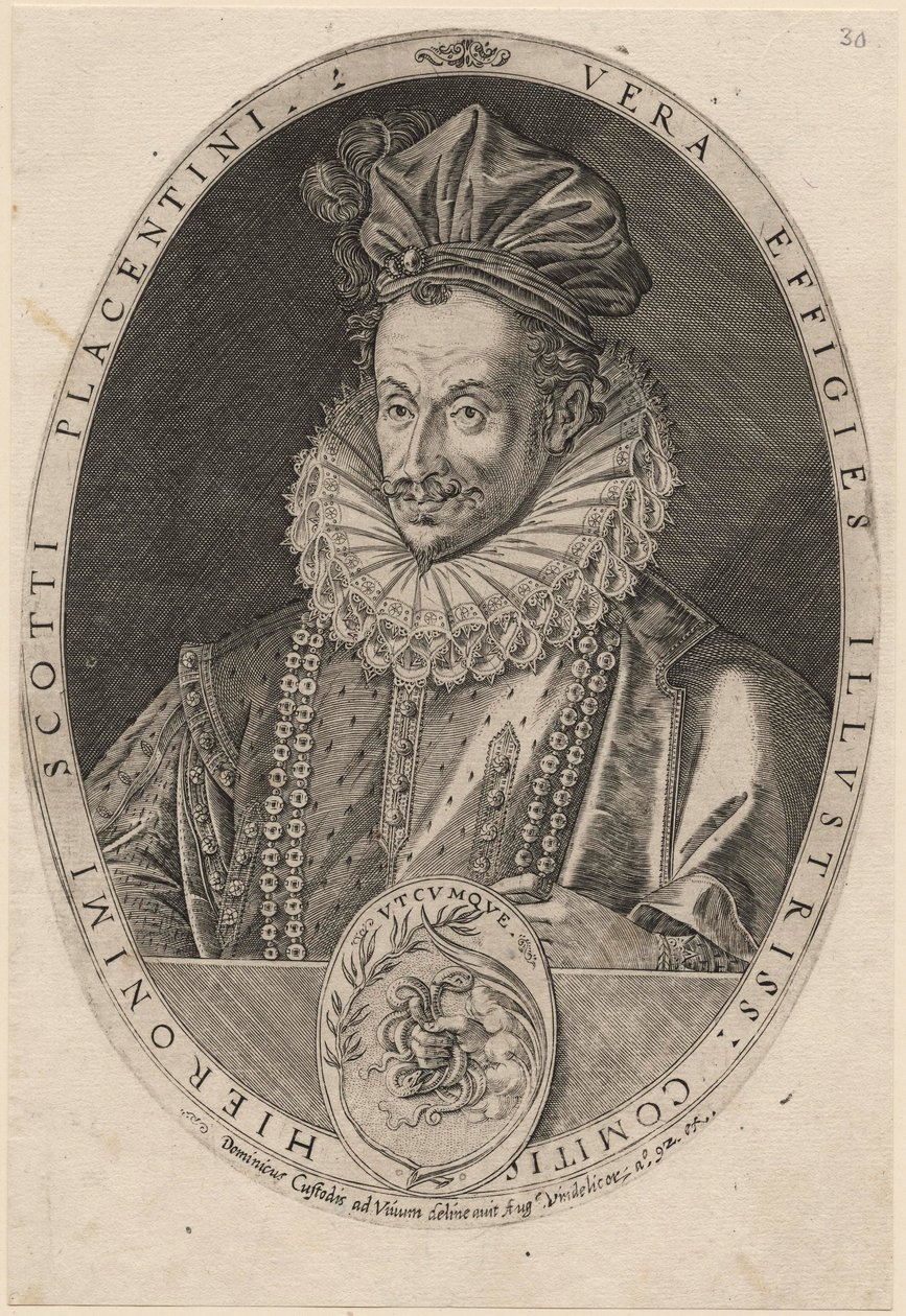 Jeronimo Scotto, før 1615 af Dominicus or Custodis Custos