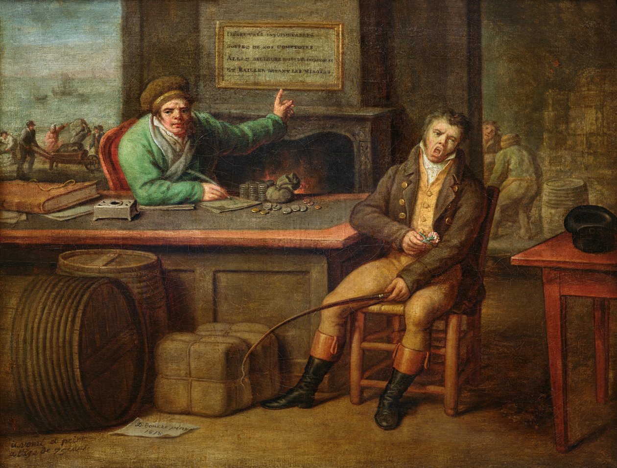 Lediggang, 1818 af Dominique Doncre