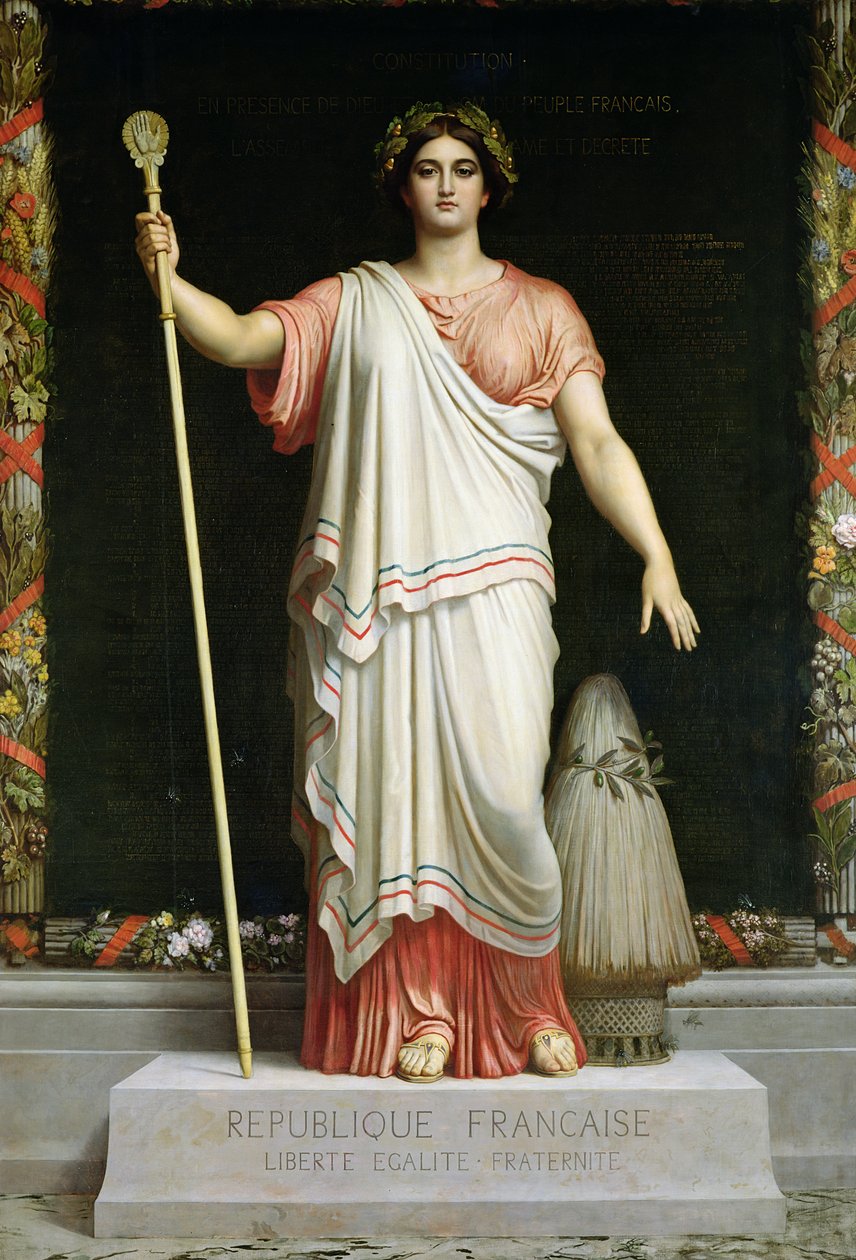 Allegori af republikken, 1848 af Dominique Louis Papety