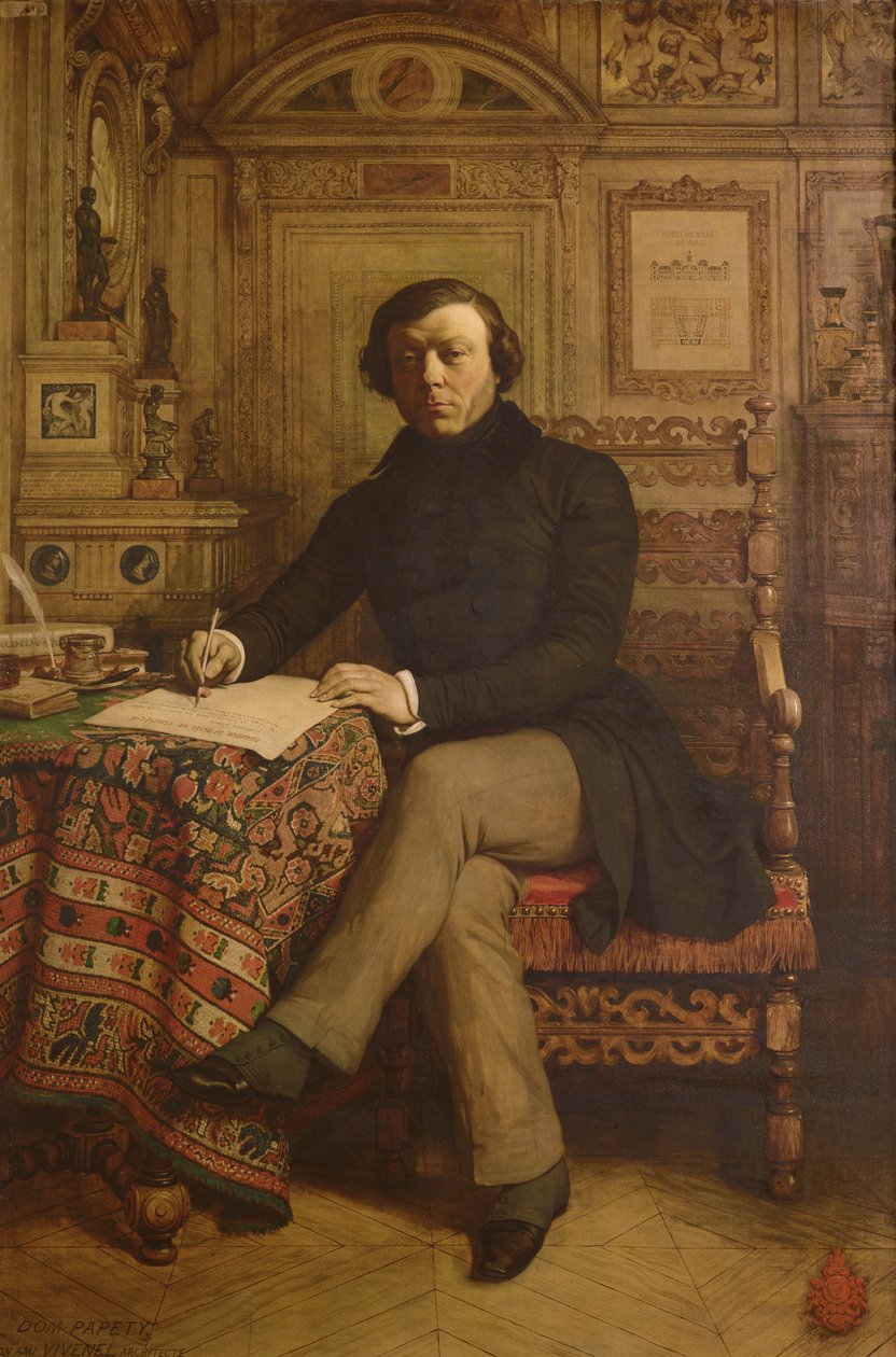 Portræt af Antoine Vivenel (1799-1862) af Dominique Louis Papety