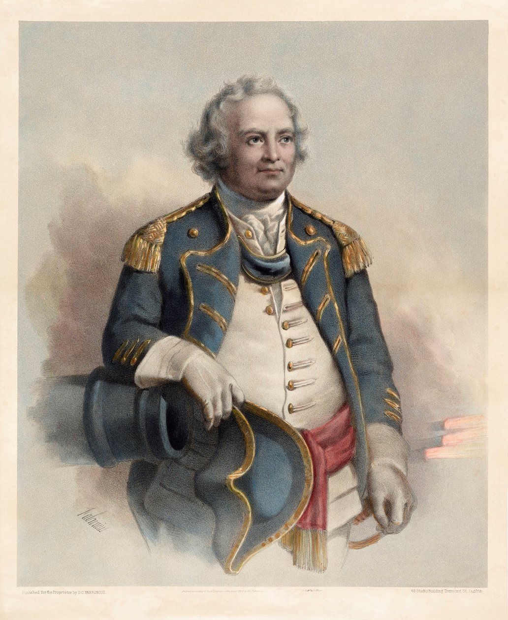 Generalmajor Israel Putnam, pub. 1864 af Dominique C. Fabronius
