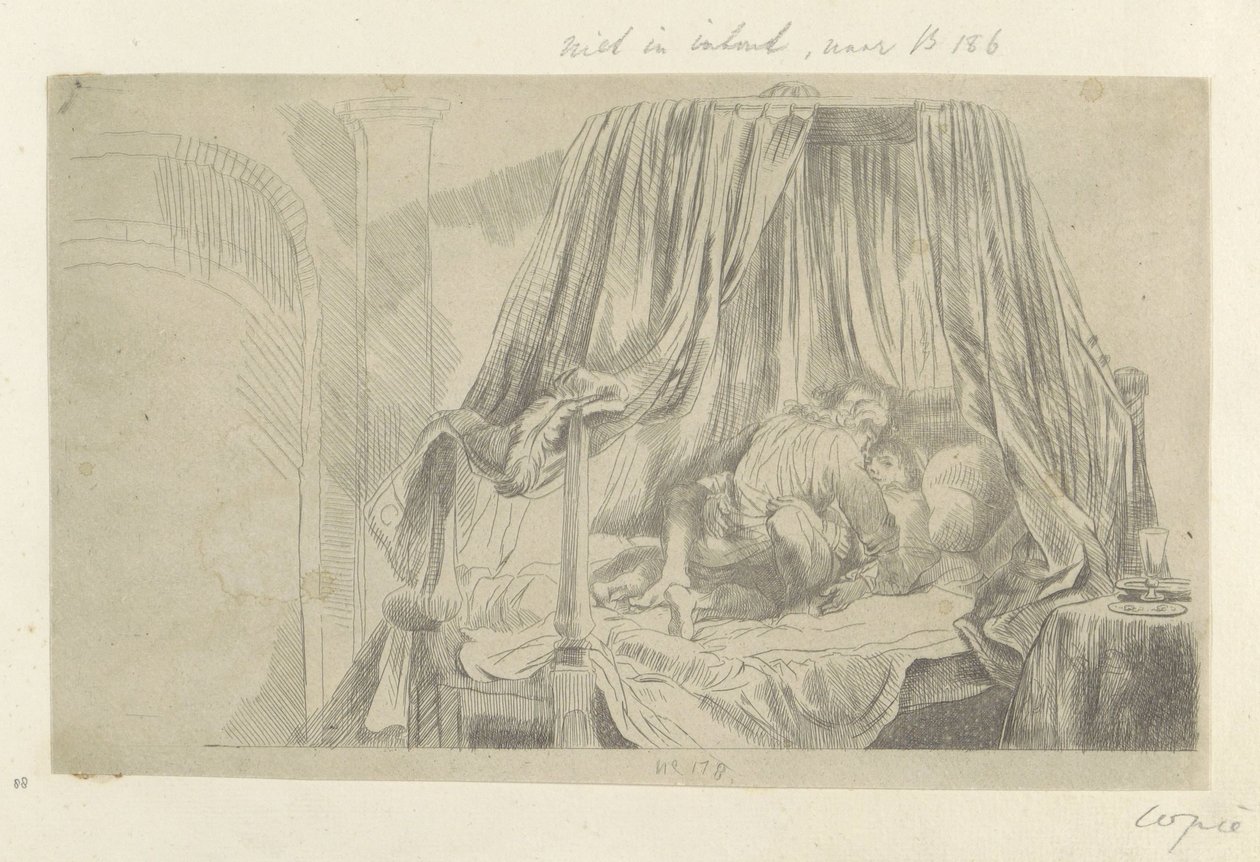 Ledikant Samling af 85 originale tryk (serietitel) af Dominique Vivant Denon (baron) (attributed to)