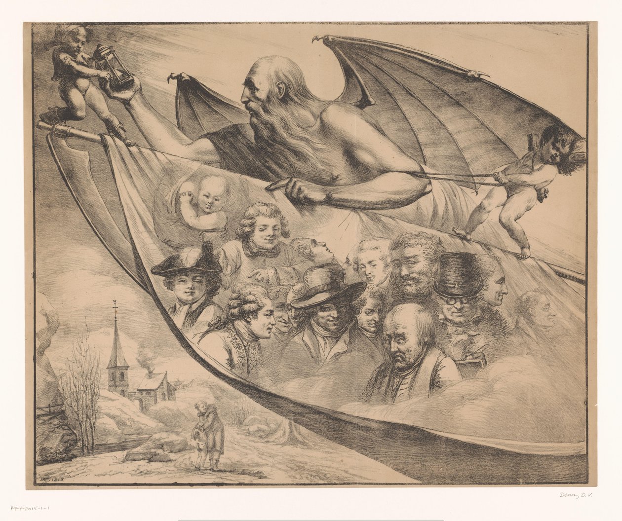 Fader Tid viser minder om Vivant Denon Les Souvenirs de Vivant Denon évoques par le Temps af Dominique Vivant Denon (baron)