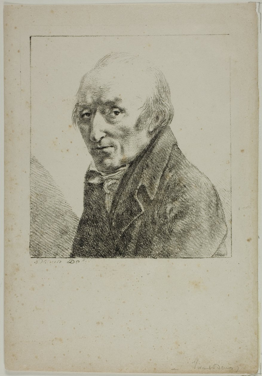Portræt af Monsieur Morice af Dominique Vivant Denon