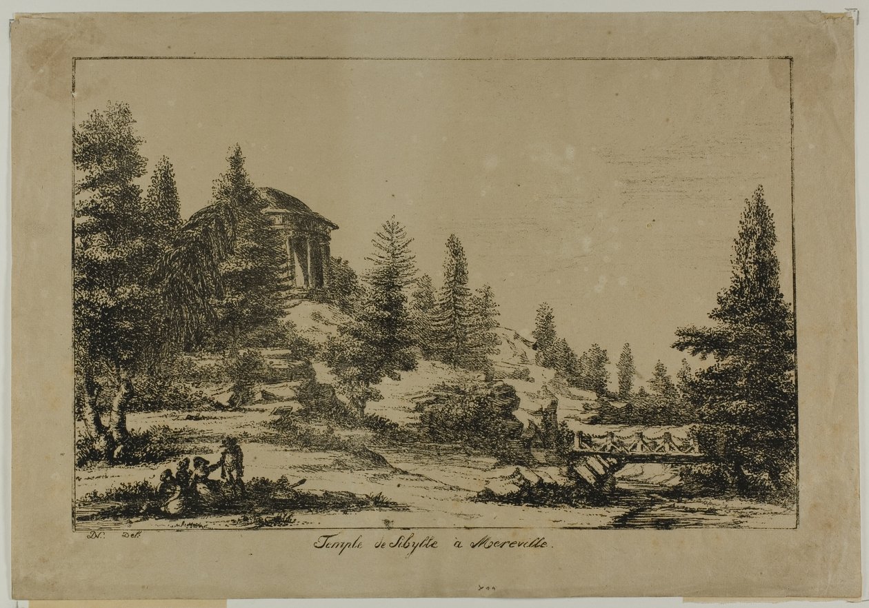 Sibylltemplet i Méréville af Dominique Vivant Denon