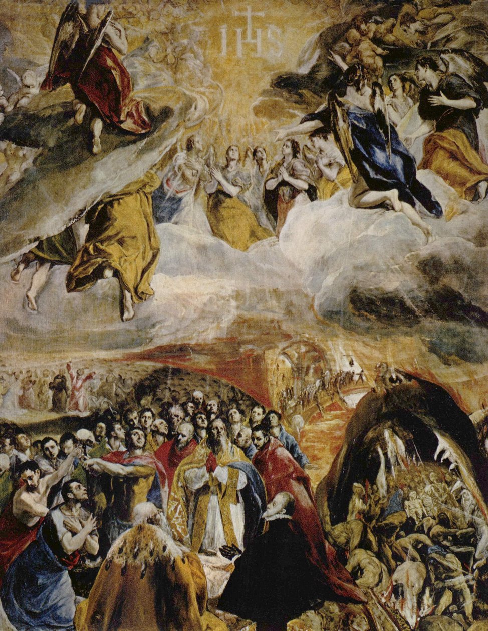 Allegori om sejren ved Lepanto af El Greco