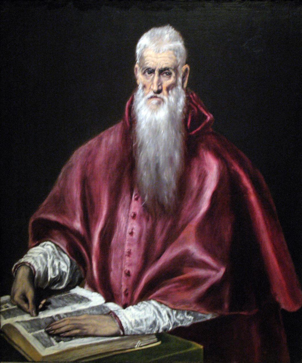 Sankt Hieronymus som studerende af El Greco