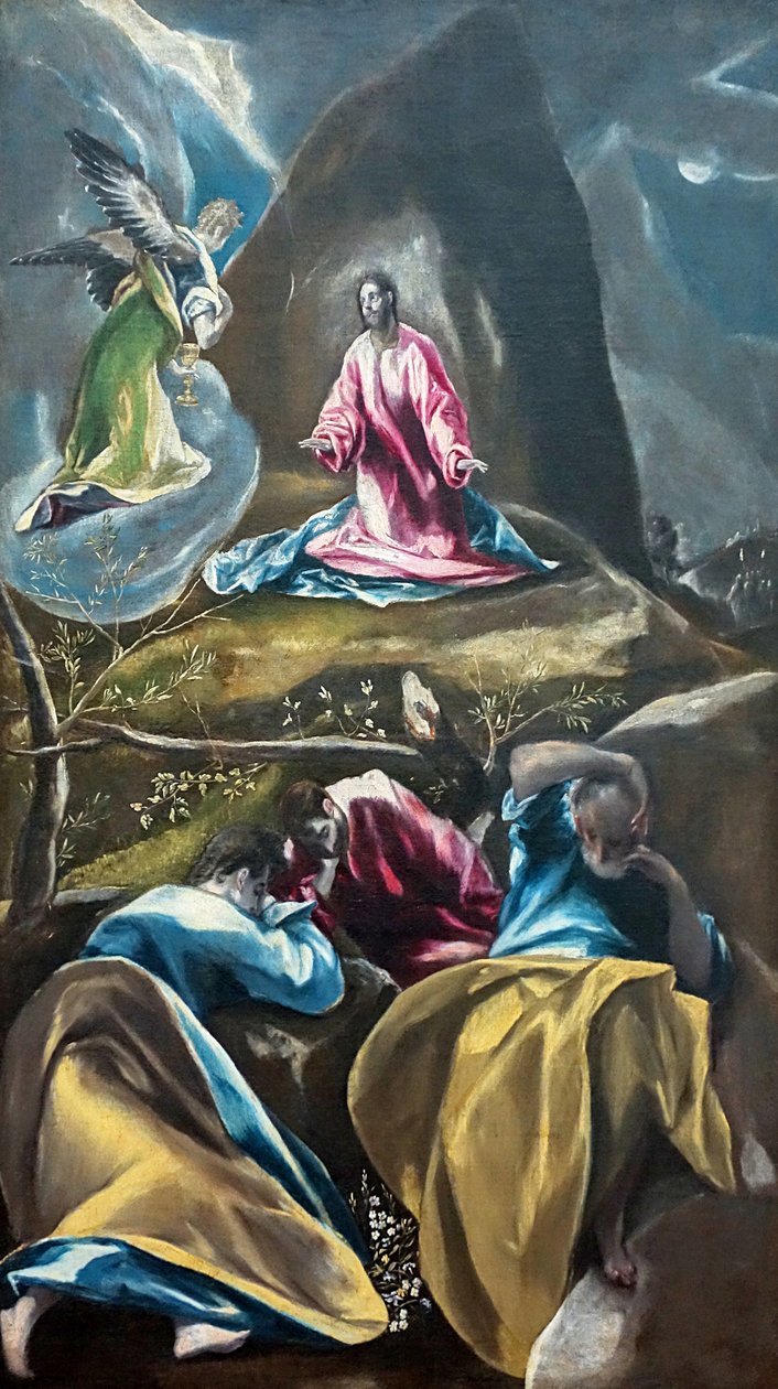 Lille Pdba le greco jesus jardin des oliviers af El Greco