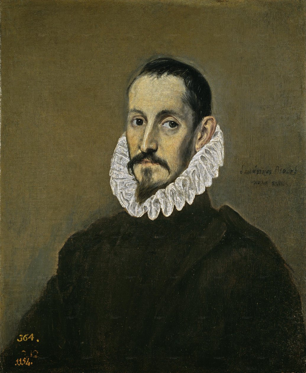 Portræt af en anonym herre af El Greco