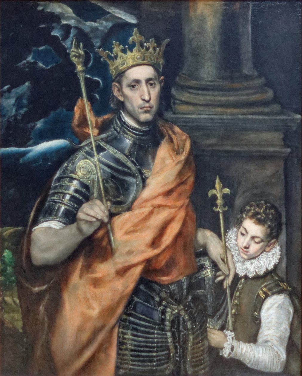 Saint Louis, konge af Frankrig af El Greco