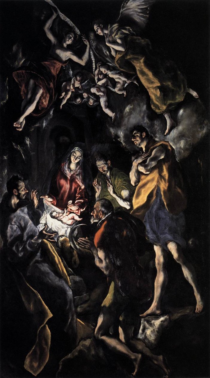 Tilbedelse af hyrderne af El Greco