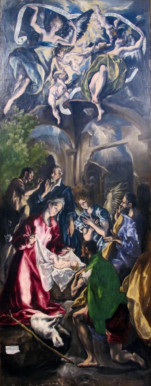 Tilbedelse af hyrderne af El Greco
