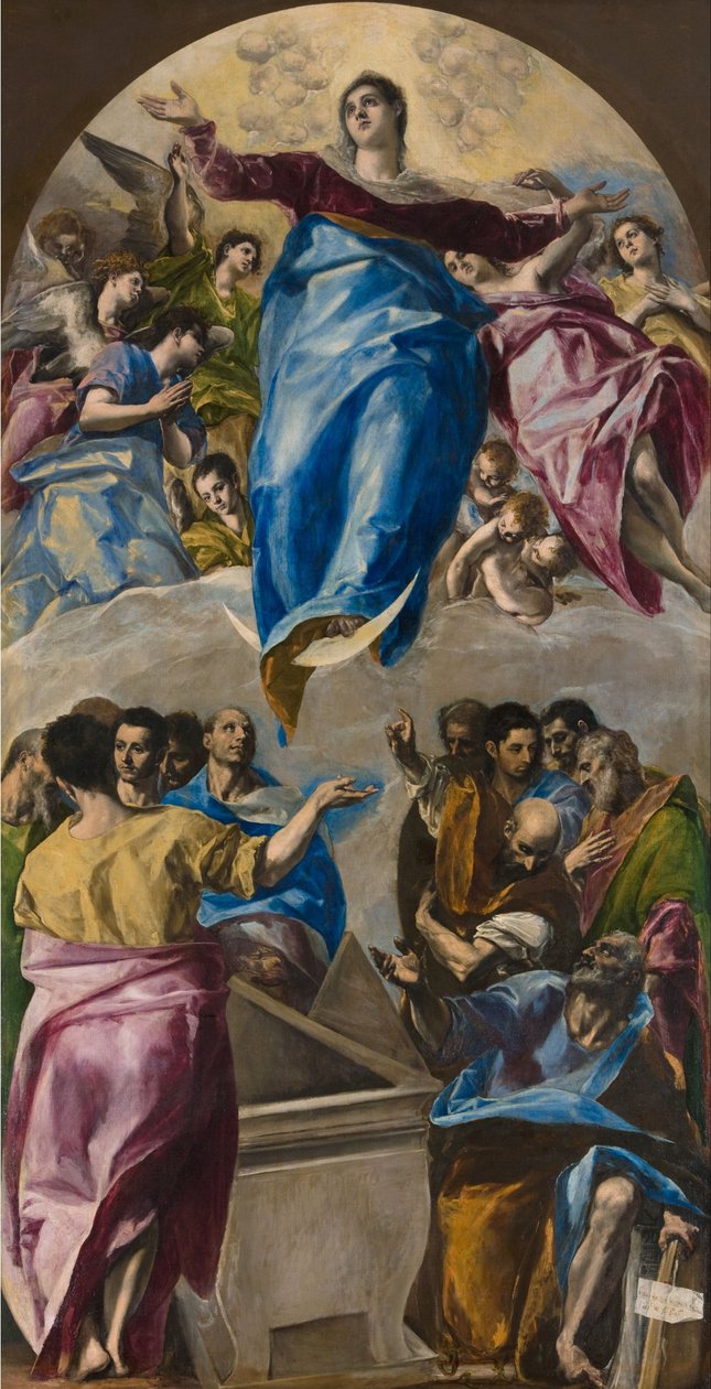 Jomfruens antagelse af El Greco