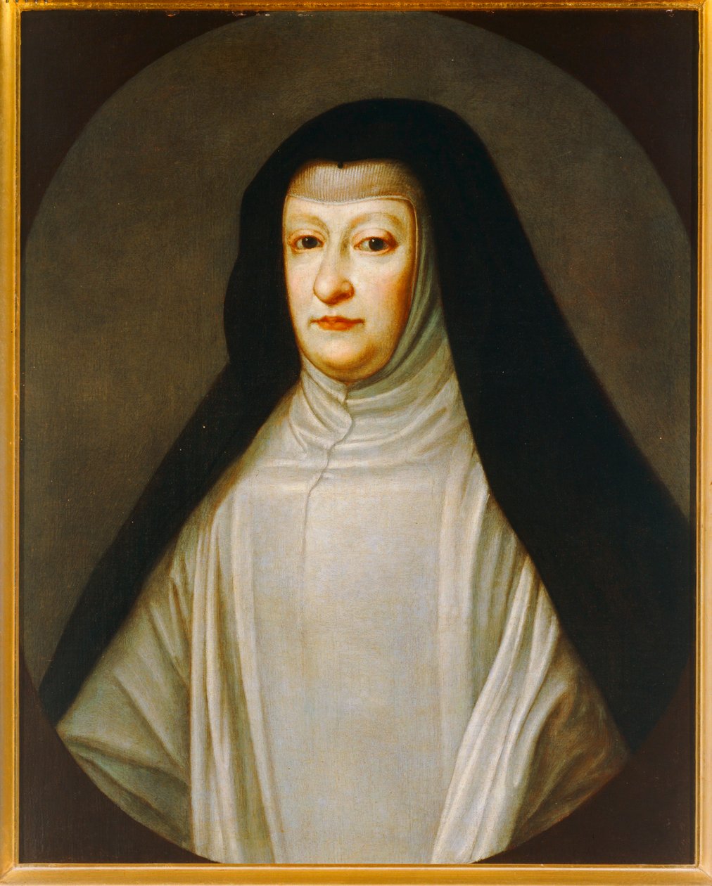 Marianne af Østrig, datter af Ferdinand III, gift med Felipe IV, hendes onkel ... af Don Juan Carreno de Miranda