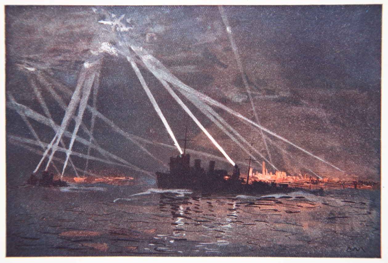 Blood and Iron: An Air-raid in the North, illustration fra 