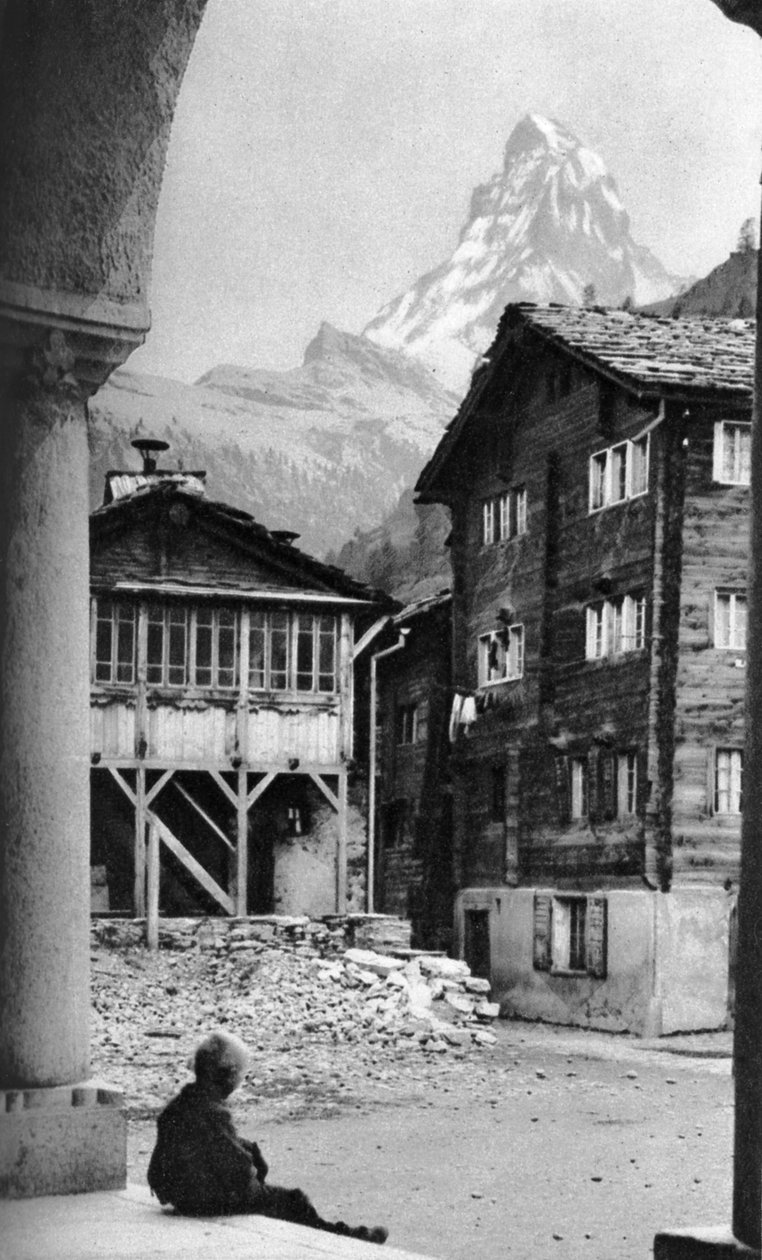 Matterhorn, Zermatt, Schweiz, c1924 af Donald McLeish